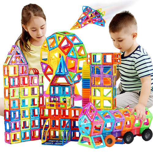 MagniWorld | Skab unikke designs - Magnetisk byggesæt