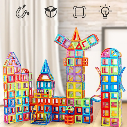 MagniWorld | Skab unikke designs - Magnetisk byggesæt