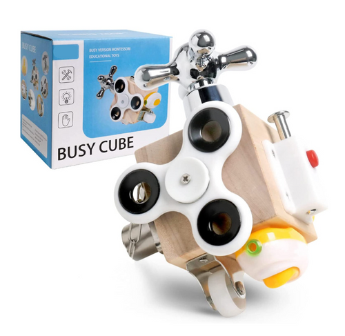 EcoPlay BusyCube | Legende Udvikling - Montessori Legetøj