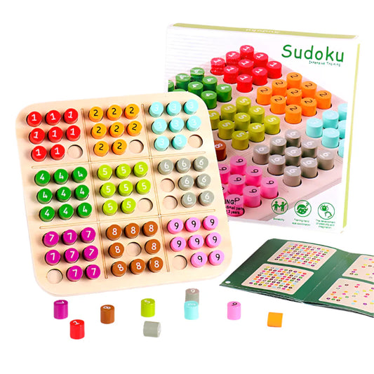 LogiWood | Tal og strategi i farver - Sudoku i træ