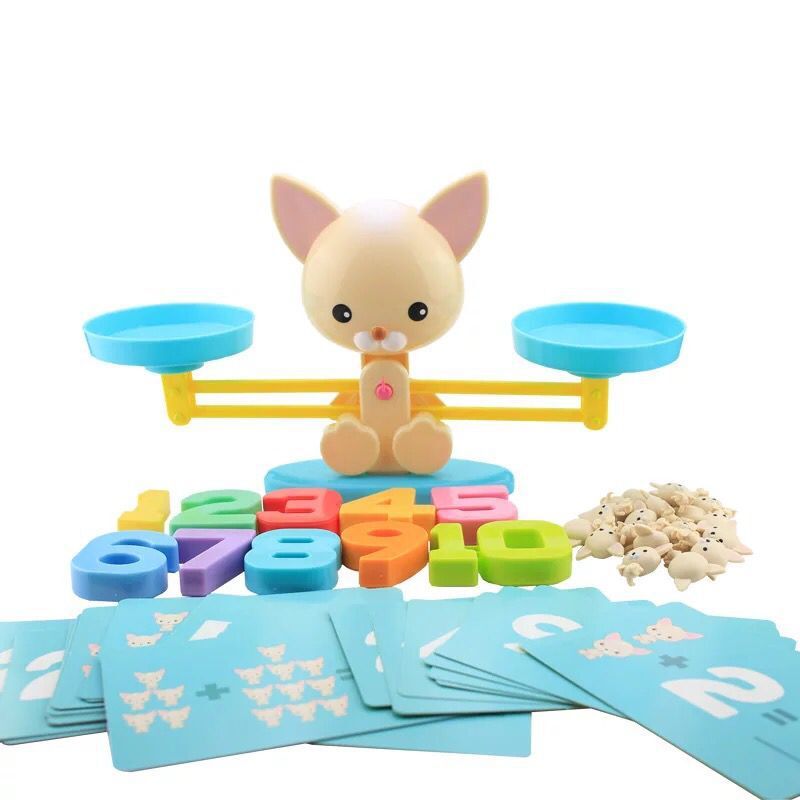 BalanceMath | Legende vejning og beregning - Montessori-regnevægte