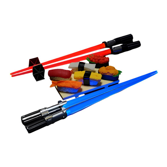 Lightsaber-spisepinde | Lys og sjov ved bordet - genopladelige LED-spisepinde
