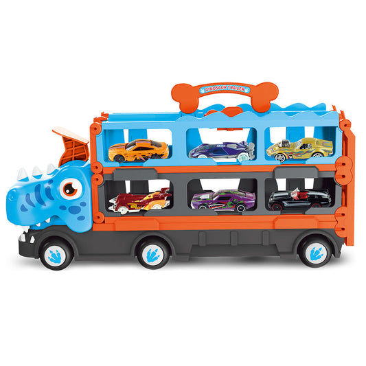 DinoExpress | Legetruck fuld af action - Ufoldelig truck
