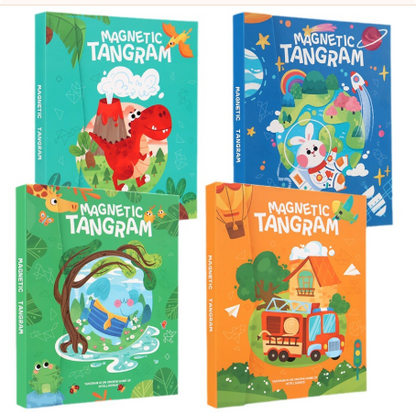 ShapeWise | Stimuler logisk tænkning - Magnetisk tangram puslespil