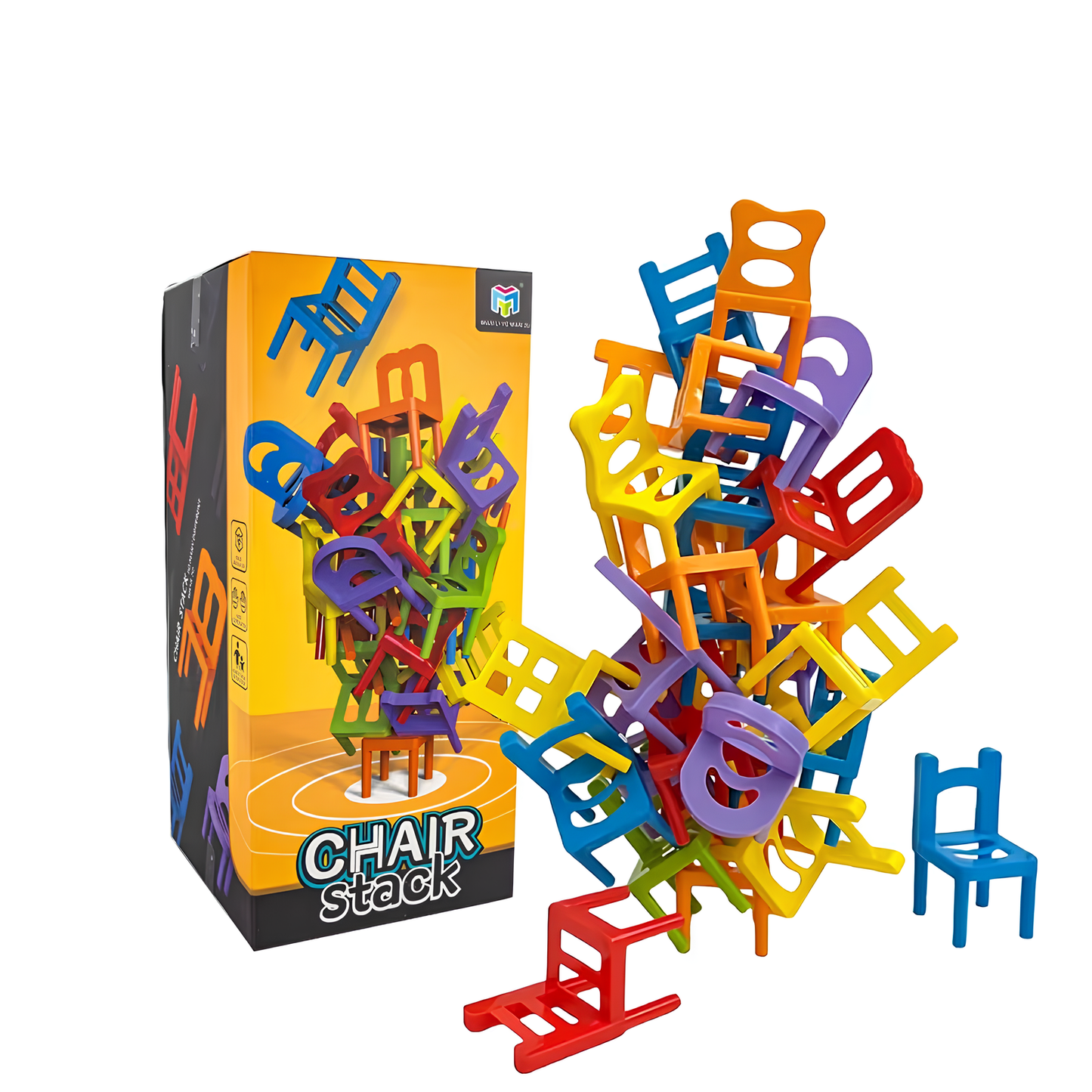 ChairChamp | Strategi og spilleg glæde - Stole-stabling