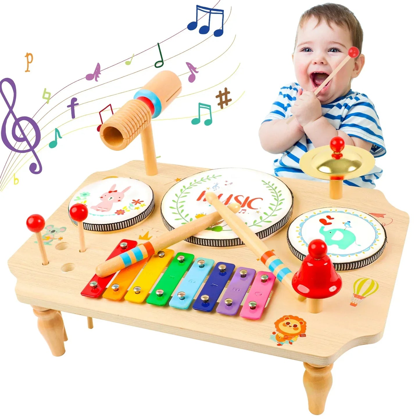 LittleBeat | Første skridt i musikken - Musikinstrumenter i træ