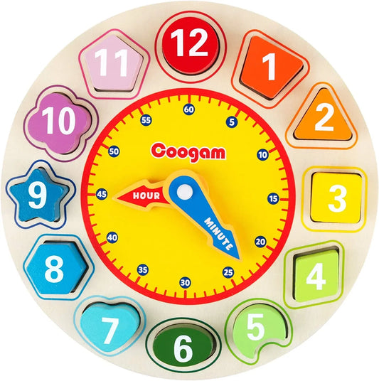 TimeWise | Leg & Sjov til at lære at læse uret - Træ Montessori ur