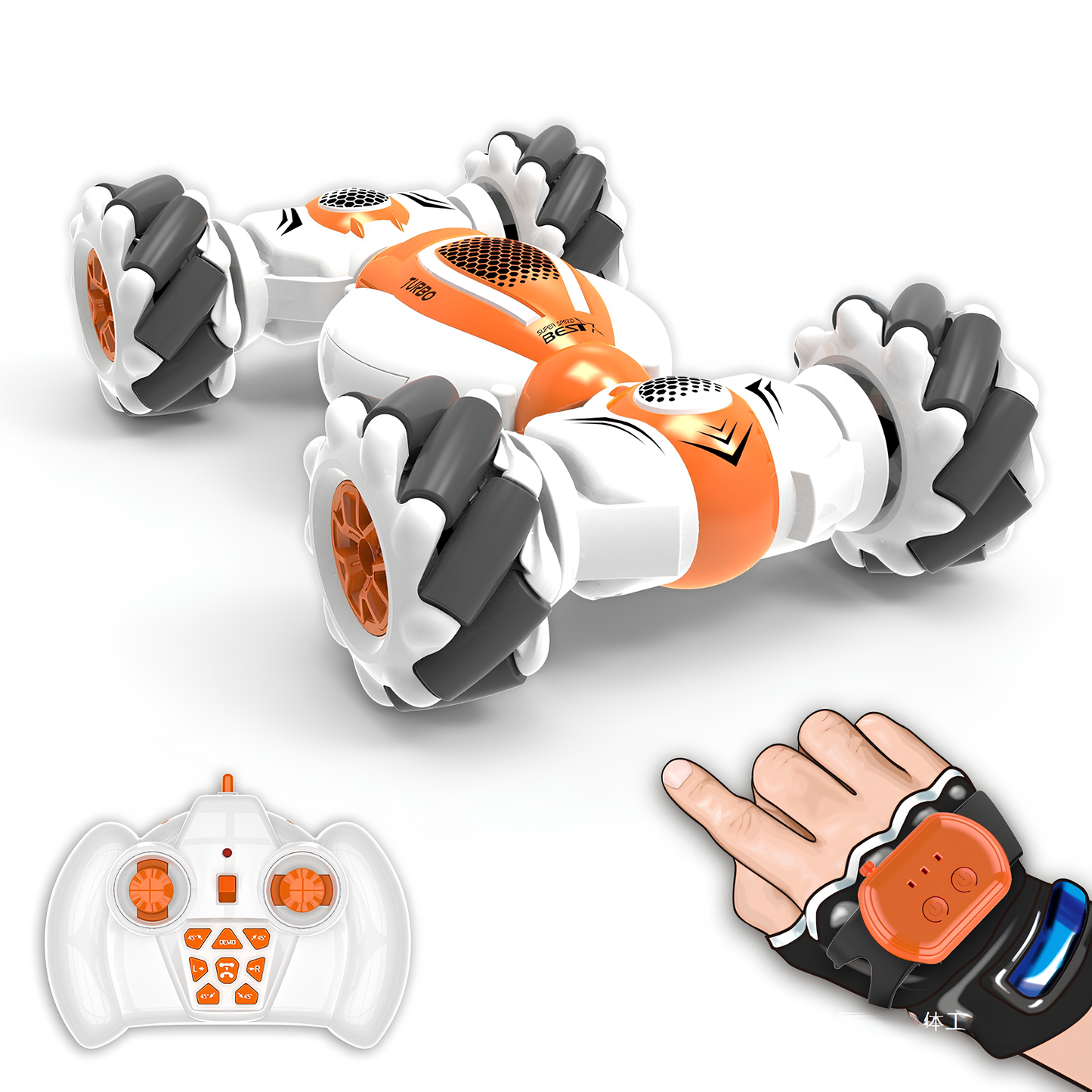 TurboTwist | Fjernbetjente stunts - RC stuntbil