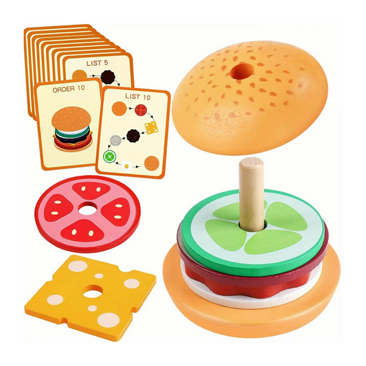 LittleChef | Lav de lækreste kombinationer - Montessori-stablingsspil