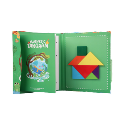 ShapeWise | Stimuler logisk tænkning - Magnetisk tangram puslespil
