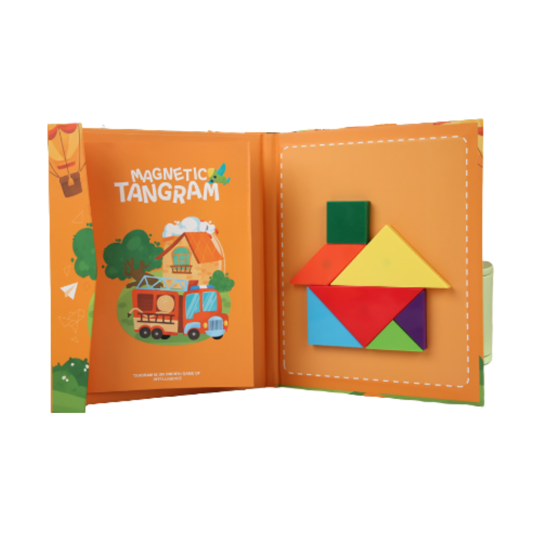 ShapeWise | Stimuler logisk tænkning - Magnetisk tangram puslespil