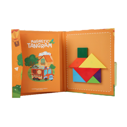 ShapeWise | Stimuler logisk tænkning - Magnetisk tangram puslespil