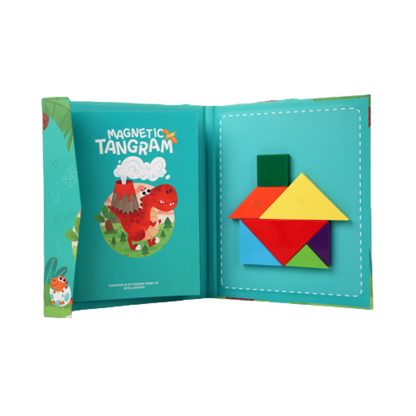 ShapeWise | Stimuler logisk tænkning - Magnetisk tangram puslespil