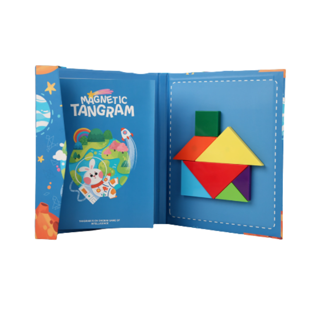 ShapeWise | Stimuler logisk tænkning - Magnetisk tangram puslespil