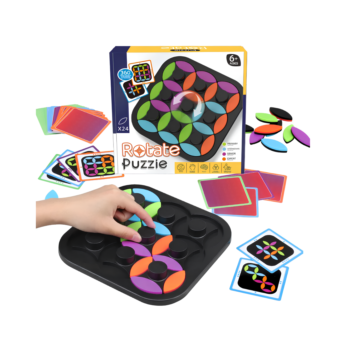 LogicTwist | Logisk tænkning - Tangram brætspil