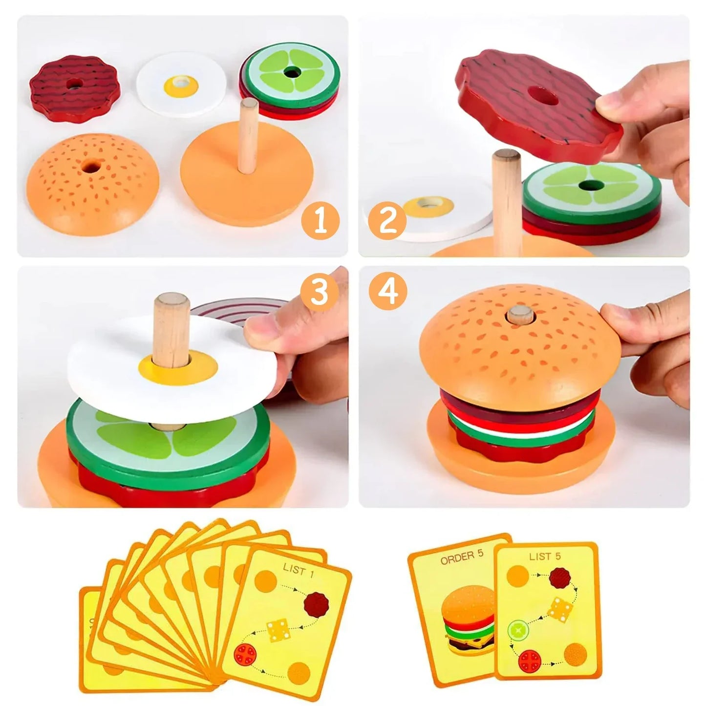 SnackStack | Stable og spil - Sandwich stabler spil