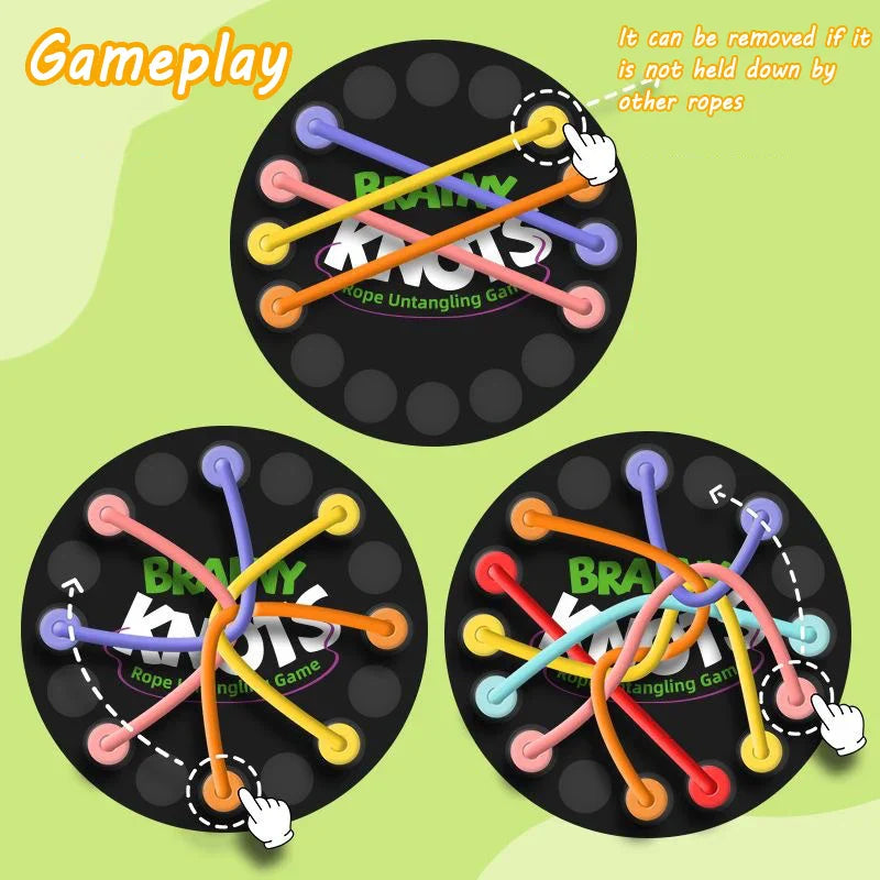 BrainyKnots | Untangle and untangle - pædagogisk bindespil