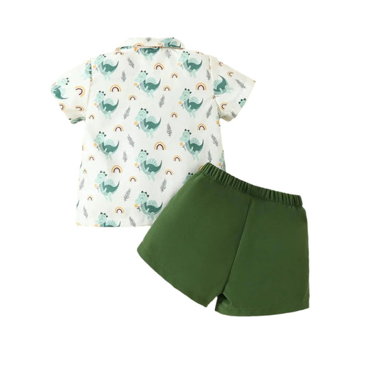 LittleLooks | Legende dino design - Drenge sommer sæt
