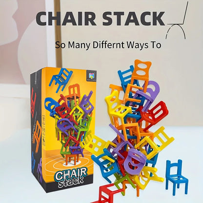 ChairChamp | Strategi og spilleg glæde - Stole-stabling