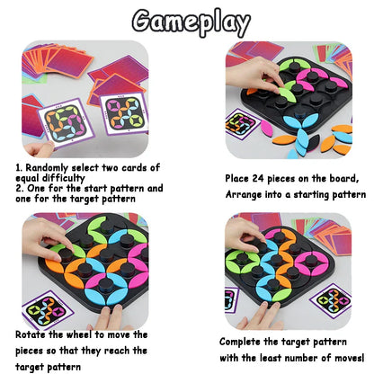 LogicTwist | Logisk tænkning - Tangram brætspil