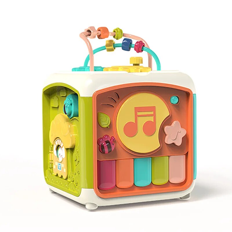 ExploreCube | Stimulerer motorik og sanser - Montessori-legekube
