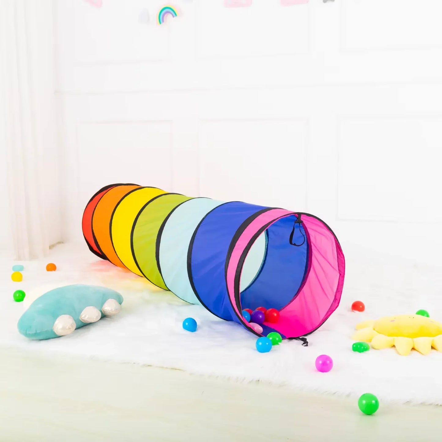 RainbowRun | Farverig krybeoplevelse - Legetunnel