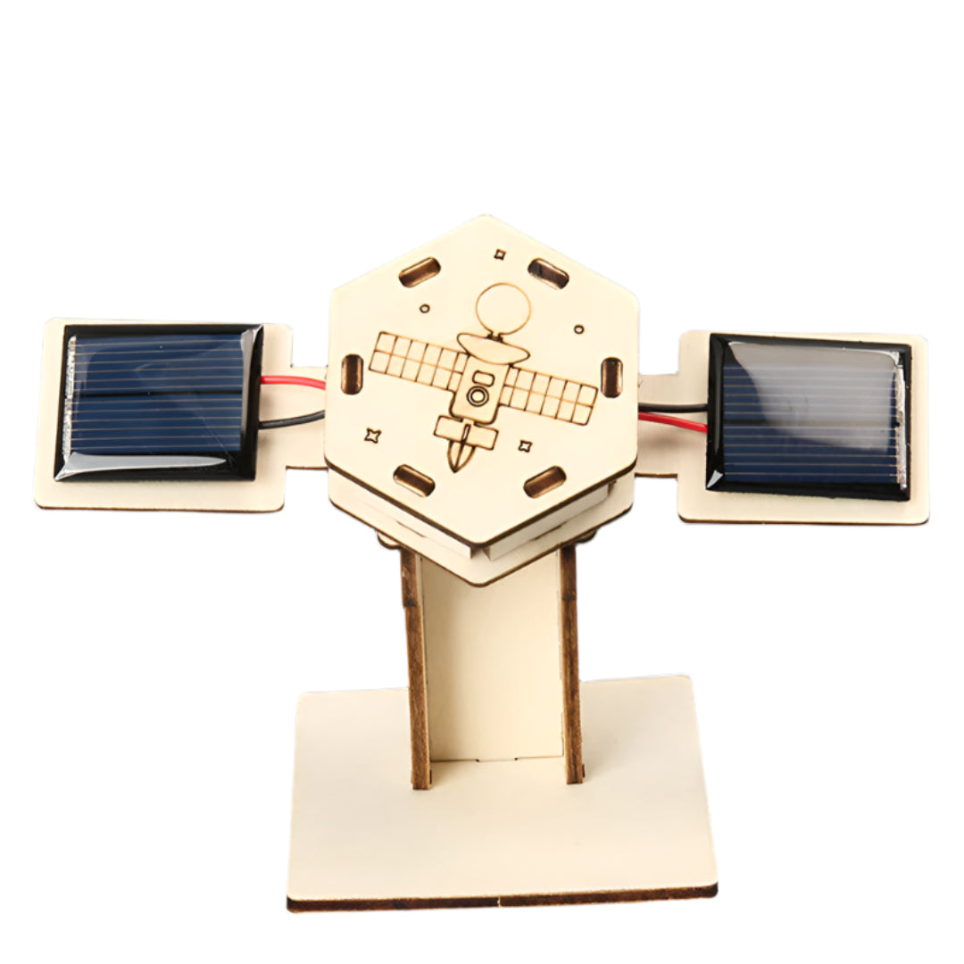SolarVision Lær og byg en satellit - modelsæt i træ