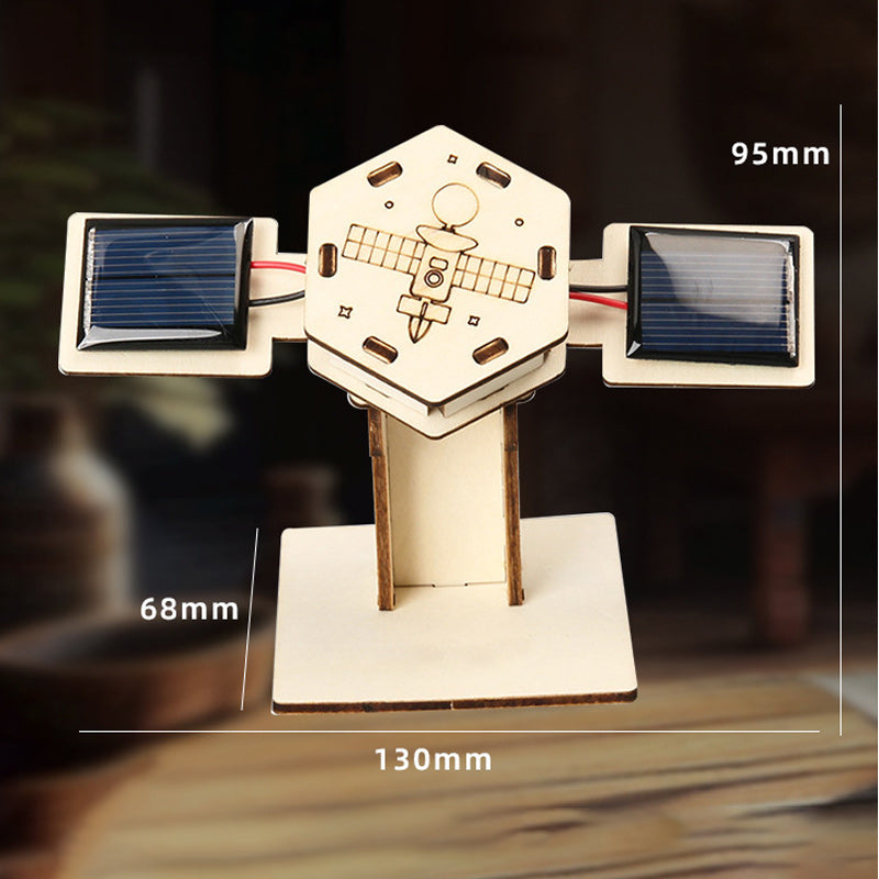 SolarVision Lær og byg en satellit - modelsæt i træ