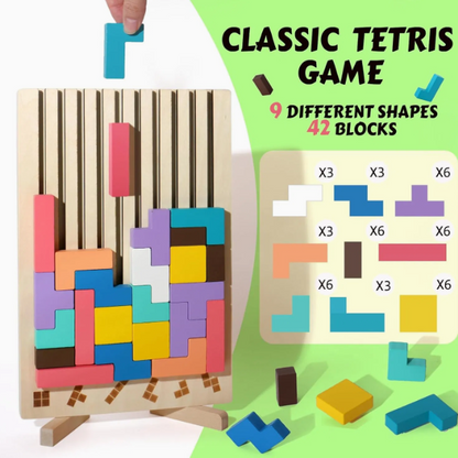 TetriLogic | Logisk tænkning - Træpuzzle