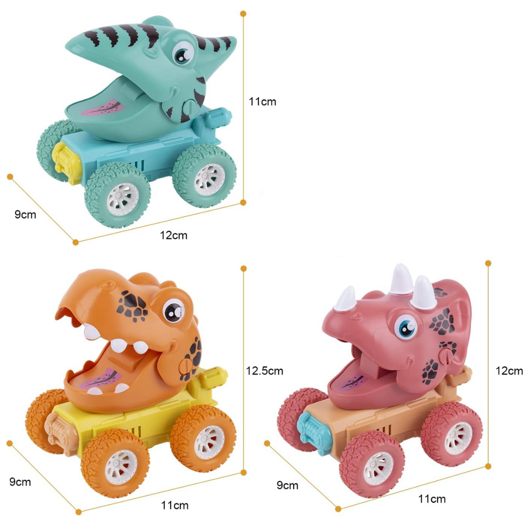 DinoDrive | Udtrækkelige dino-racerbiler - Legetøjsbil